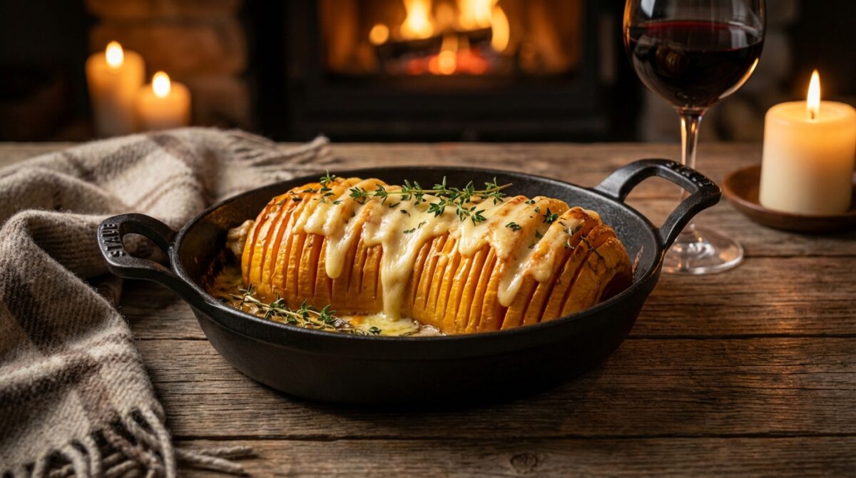 Butternut, thym et raclette fondue : une recette gourmande et généreuse ...