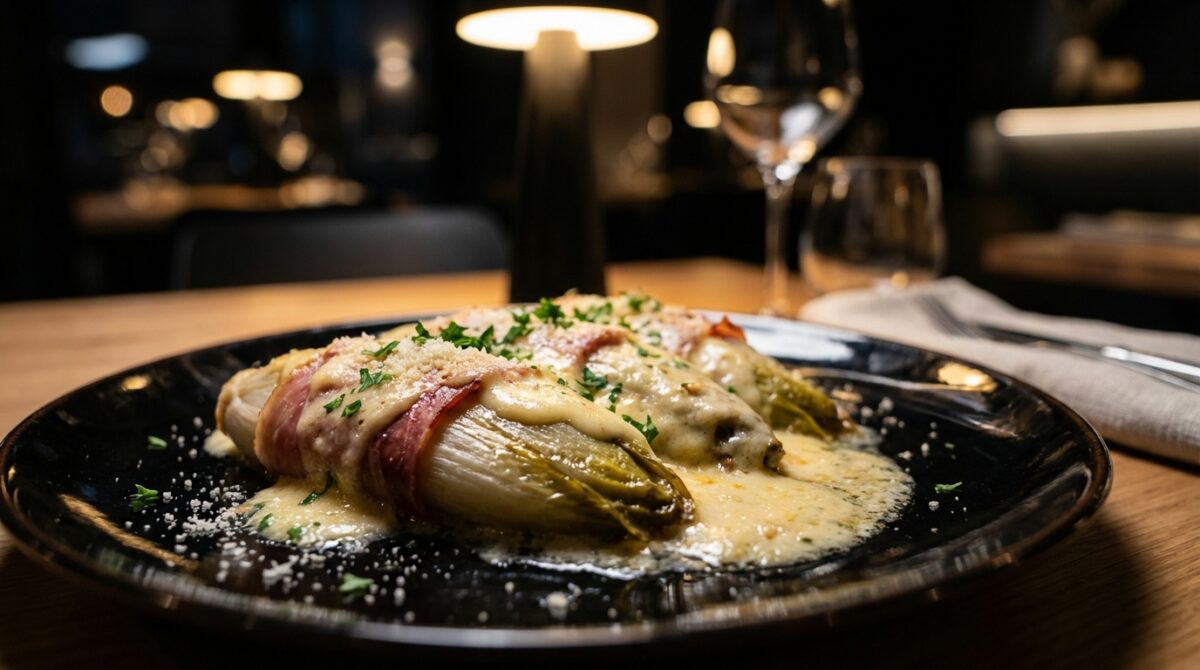 endives roulées au jambon