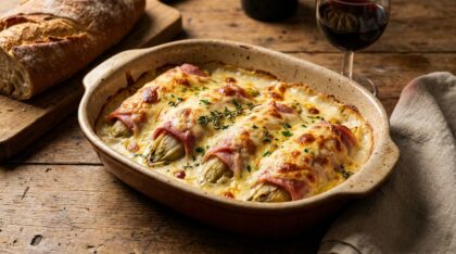 endives roulées au jambon