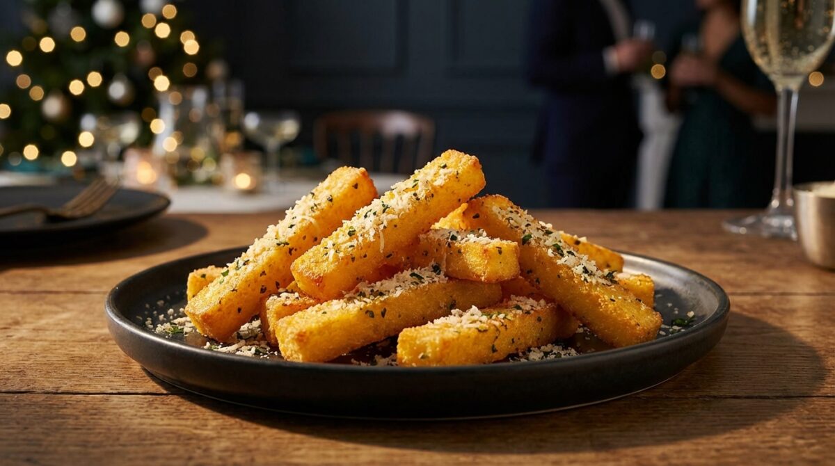 Bâtonnets dorés au parmesan