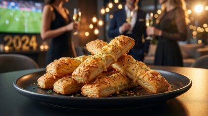 Bâtonnets dorés au parmesan