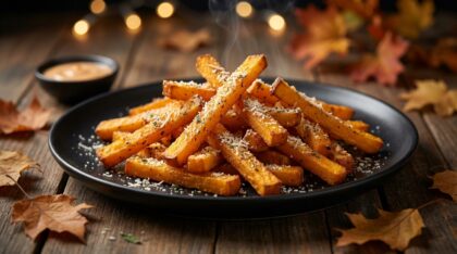 Frites de courge butternut