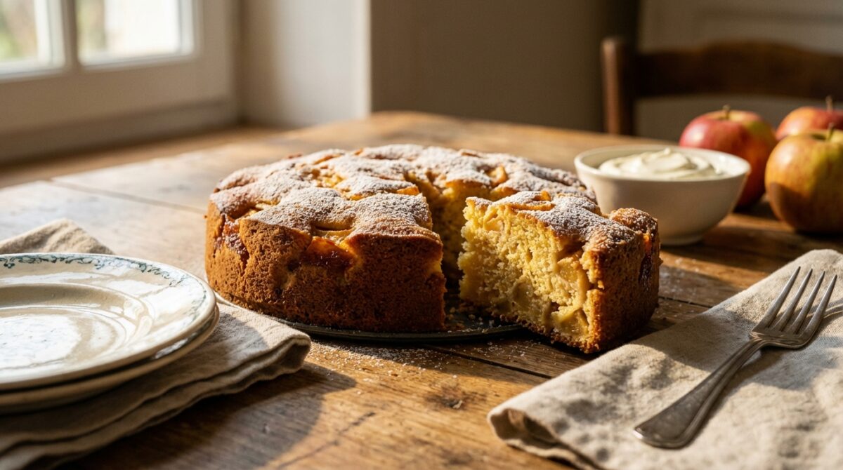 Gâteau pommes-yaourt