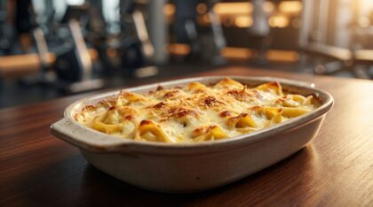 Gratin de tortelloni