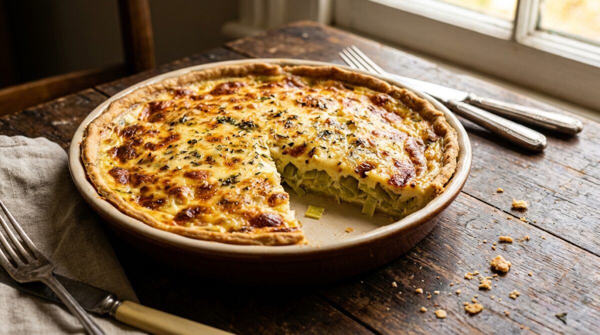 tarte aux poireaux de Jean-Pierre Coffe