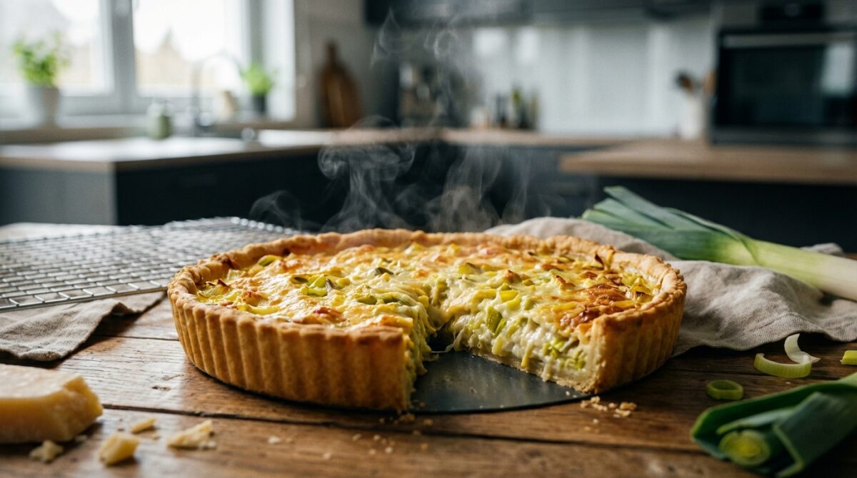 tarte aux poireaux