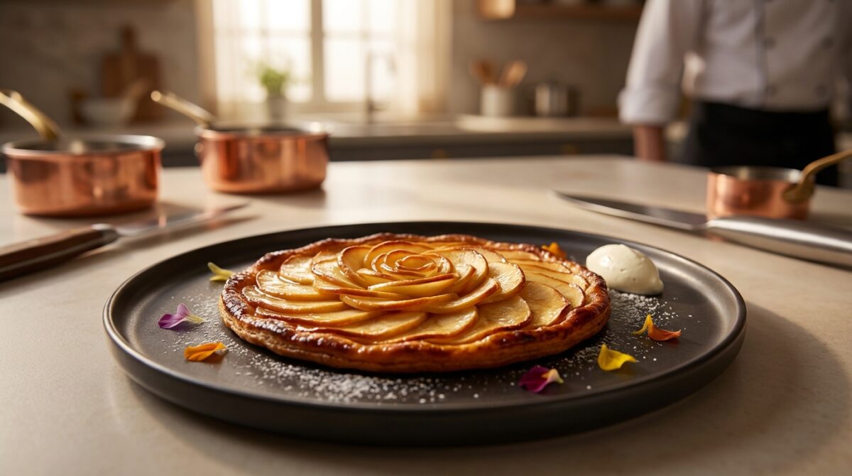tarte fine aux pommes