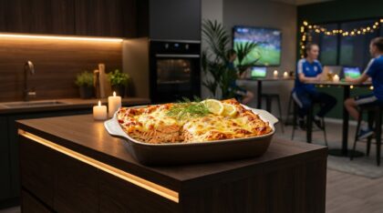 Lasagnes au saumon délicieuses pour noël : prêtes en 20 minutes grâce à l’airfryer, elles révolutionnent la tradition italienne