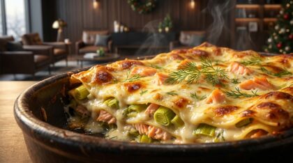 Lasagnes de noël gourmandes