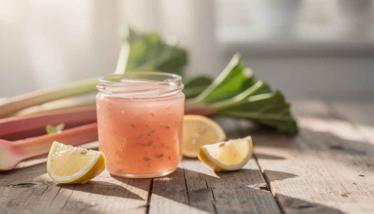 confiture rhubarbe recette