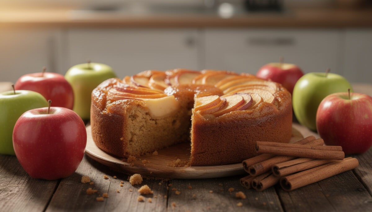 gâteau aux pommes d’automne