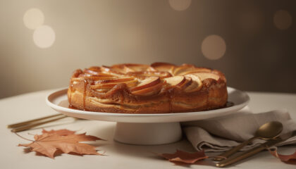 gâteau aux pommes d’automne