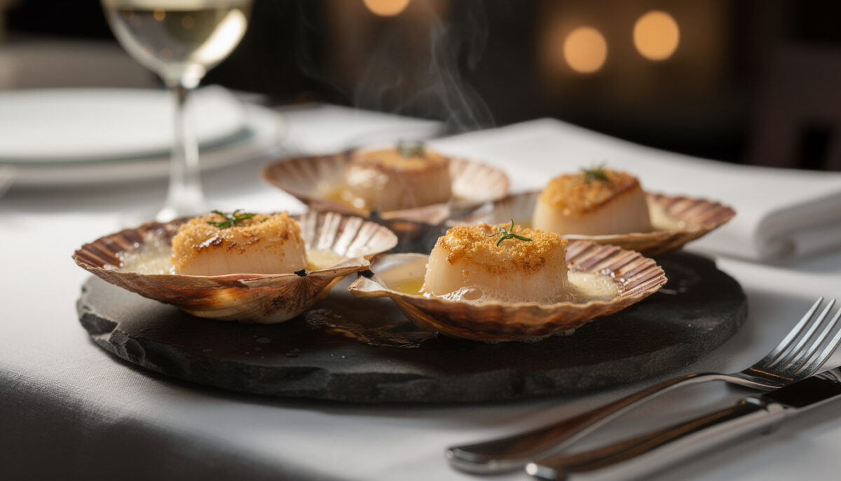 Gratin breton aux noix de Saint-Jacques