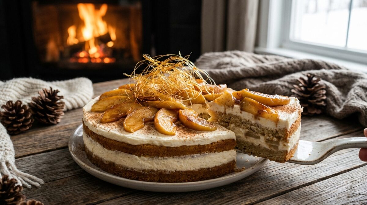 gâteau pommes mascarpone